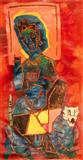 Untitled - M F Husain - Auction 2000 (November)