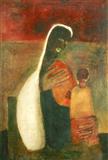 Mother and Child - Anjolie Ela Menon - Auction 2001 (December)