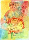 Lady on Lotus - Arpita  Singh - Auction 2001 (December)