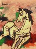 Horse - M F Husain - Auction 2001 (December)