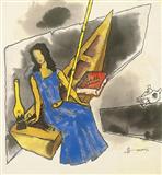 Untitled (from the Gaja Gamini Series) - M F Husain - Auction 2002 (May)