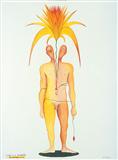 Portrait of an Evangalist Cuckoonebulopol - Surendran  Nair - Auction 2002 (May)