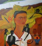 Homage to Freeda Kahlo - Lalitha  Lajmi - Auction 2004 (December)