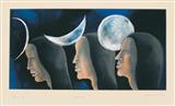 Travelling Moon - Arpana  Caur - Auction 2004 (May)