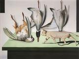Dead Birds and a Cat - Shibu  Natesan - Auction May 2005