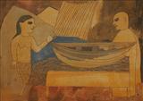 The Monk and the Mermaid - Badri  Narayan - Auction Dec 06