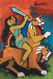 Untitled  - M F Husain - Auction May 2006