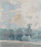 Munger Sky - II - Jehangir  Sabavala - Summer Auction 2007