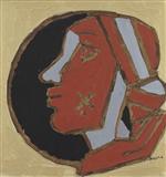 South Indian Woman - M F Husain - Summer Auction 2007