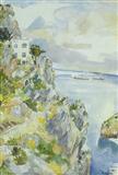 Capri Hillside - Jehangir  Sabavala - Winter Auction 2007
