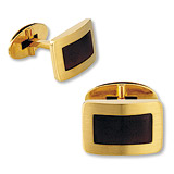 A PAIR OF GOLD AND ENAMEL CUFFLINKS -    - Auction of Fine Jewels