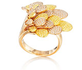 A 'DIAMONDS IN FLAME' RING - Pooja   - Auction of Fine Jewels