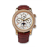 JAEGER-LECOULTRE: GRANDE MEMOVOX MASTER CONTROL WRISTWATCH WITH DIAMONDS -    - Auction of Fine Jewels