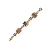  A MULTI-GEM AND DIAMOND BRACELET -    - Spring Auction of Jewels