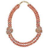 A CORAL AND DIAMOND NECKLACE -    - Spring Auction of Jewels