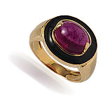 A TOURMALINE RING -    - Spring Auction of Jewels