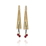 A PAIR OF 'XYLOPHONE' EAR PENDANTS - Smriti  Bohra - Spring Auction of Jewels
