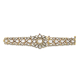 A `POLKI` DIAMOND BRACELET -    - Fine Jewels and Objets d'Art