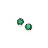 A PAIR OF UNUSUAL UNMOUNTED EMERALDS -    - Fine Jewels and Objets d'Art