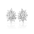 A PAIR OF DIAMOND EAR CLIPS - Fine Jewels and Objets d