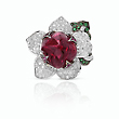 A SPINEL AND DIAMOND RING - Fine Jewels and Objets d