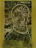 Untitled (Head of a Man) - F N Souza - Autumn Auction 2010