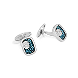 A PAIR OF DIAMOND CUFFLINKS -    - Spring Auction of Fine Jewels