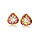 A PAIR OF RUBY AND DIAMOND EAR CLIPS -    - Spring Auction of Fine Jewels