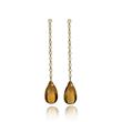 A PAIR OF CITRINE AND DIAMOND EAR PENDANTS - Spring Auction of Fine Jewels