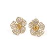 A PAIR OF YELLOW SAPPHIRE AND DIAMOND EAR CLIPS - Spring Auction of Fine Jewels