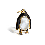 A PEARL AND DIAMOND `PENGUIN` BROOCH, BY BOUCHERON -    - Spring Auction of Fine Jewels