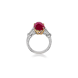 A RUBY AND DIAMOND RING -    - Spring Auction of Fine Jewels