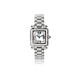 CHOPARD: LADIES `HAPPY SPORT` STAINLESS STEEL AND DIAMOND WRISTWATCH - Auction of Fine Jewels & Watches