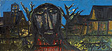 Christ in a Village - F N Souza - Summer Auction 2010