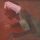 Labourer Arguing - Krishen  Khanna - Winter Auction 2010