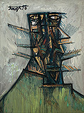 Disintegrated Head - F N Souza - Winter Auction 2010