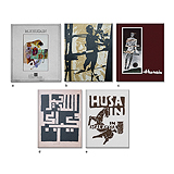 A Set of Five Rare M.F Husain Exhibition Catalogues -    - Words and Lines: 24-Hour Auction