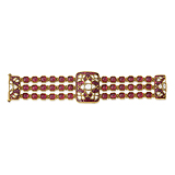 AN IMPRESSIVE RUBY AND DIAMOND BRACELET -    - Auction of Fine Jewels and Watches