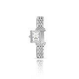 JAEGER LECOULTRE: LADIES `REVERSO GRAN SPORT` STEEL AND DIAMOND WRISTWATCH, REF. 296.882.743 -    - Auction of Fine Jewels and Watches