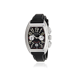 FRANCK MULLER: MENS `CONQUISTADOR CHRONOGRAPH` STEEL WRISTWATCH, REF. 8002 -    - Auction of Fine Jewels and Watches