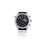 IWC: MENS `DOPPLECHRONOGRAPH` STEEL WRISTWATCH, REF. 3713-01 -    - Auction of Fine Jewels and Watches