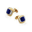 A PAIR OF LAPIS LAZULI AND DIAMOND CUFFLINKS, BY ASPREY - Auction of Fine Jewels & Watches