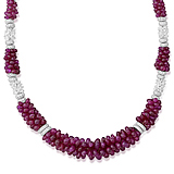 A MAGNIFICENT RUBY AND DIAMOND NECKALCE -    - Auction of Fine Jewels & Watches