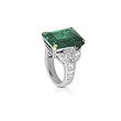 AN IMPORTANT EMERALD AND DIAMOND RING - Auction of Fine Jewels & Watches