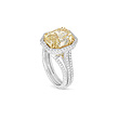 A MAGNIFICENT FANCY YELLOW DIAMOND RING - Auction of Fine Jewels & Watches