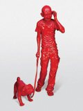 India Shining VI (Gandhi Walking Dog) - Debanjan  Roy - Spring Auction 2011