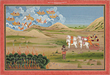Fire vs Rain - The Defeat of Indra - Indian Antiquities & Miniature Paintings