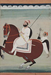 A Nobleman on Horseback - Indian Antiquities & Miniature Paintings