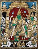 Rama Pattabhishekham (The Coronation Ceremony of Rama) -    - Indian Antiquities & Miniature Paintings