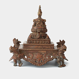 Buddhist Stupa -    - Indian Antiquities & Miniature Paintings